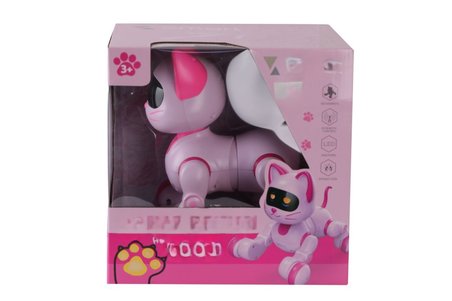 NW NessiWorld 6602 Robot Kedi Eğitici Oyuncak Kumandalı Pembe 30 Aksiyon