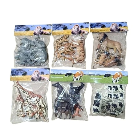 SH-P9904-07AL 6 AST 7PASLAN-KAPLAN-ZÜRAFA-İNEK-FİL(Belirtilen fiyat, tekli satış için adet fiyatıdır.)