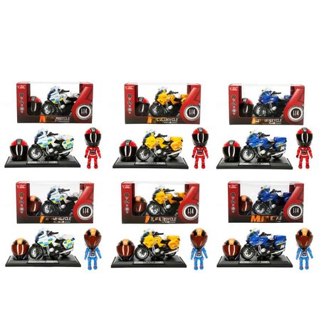 1:14 Sesli ve Işıklı  Çek Bırak Motosiklet