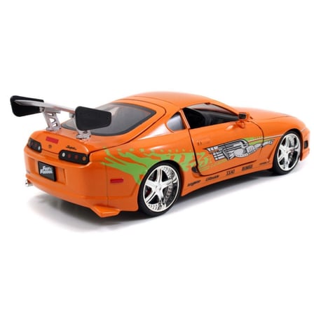 NW NessiWorld Fast & Furious Supra Model Araba Turuncu Diecast Figürlü