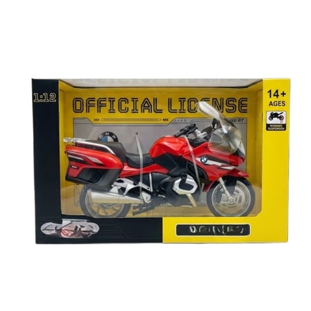 NW NessiWorld Model Motosiklet R1250RT Kırmızı 1:12 Ölçek