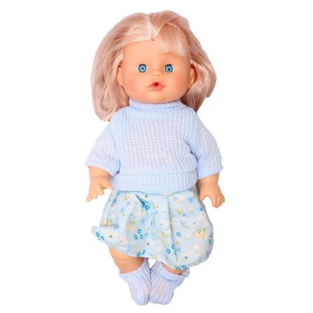 NW NessiWorld Boncuk Oyuncak Bebek 30 CM Sesli Altını Islatan