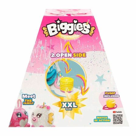 Urfakent Biggies XXL Şişme Peluş Oyuncak Koyu Pembe Pompalı Tavşan