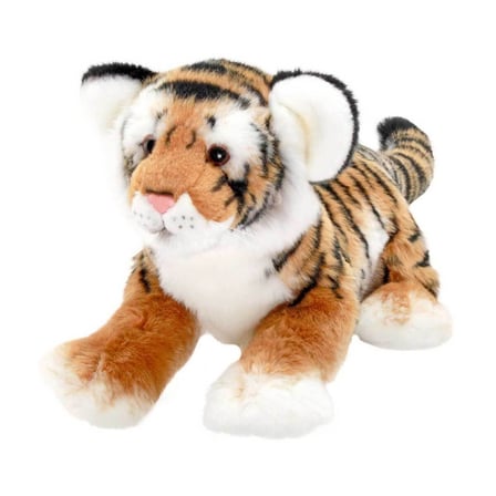 Urfakent Floppy Kaplan Peluş Oyuncak Kahverengi 30 cm