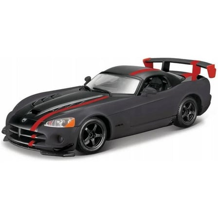 Burago 1:24 Dodge Viper SRT 10 ACR Model Araba Siyah Kırmızı Çizgili