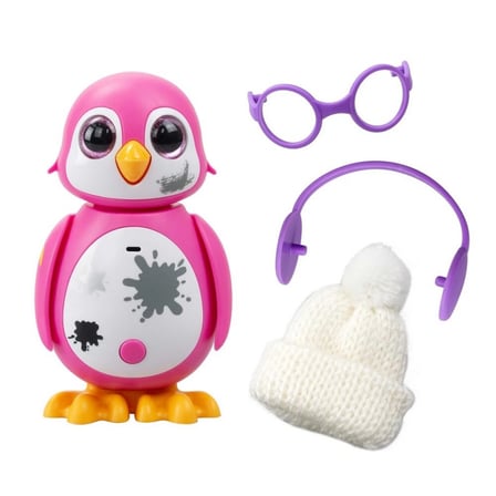 Silverlit NessiWorld Penguen İnteraktif Oyuncak Bebek Renksiz/Şeffaf Aksesuarlı
