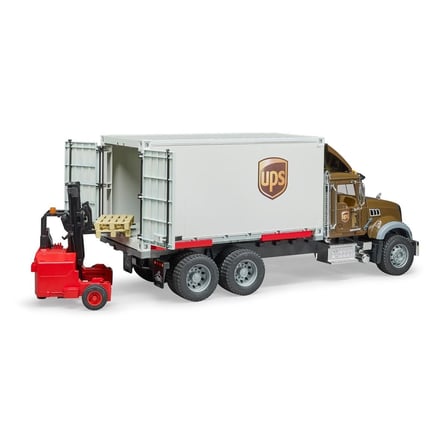 Urfakent Mack Granite Model Kamyon Kahverengi Beyaz Konteynerli