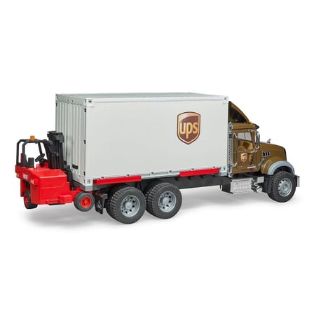Urfakent Mack Granite Model Kamyon Kahverengi Beyaz Konteynerli