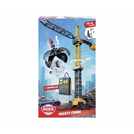 Dickie Mighty Crane Model Araba Vinç 110 cm Renksiz/Şeffaf