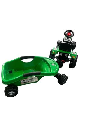 Urfakent Pedallı Çocuk Traktör Big Trolley Yeşil 07-320