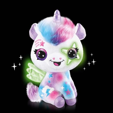 Airbrush Peluş Karanlıkta Parlayan Sihirli Unicorn