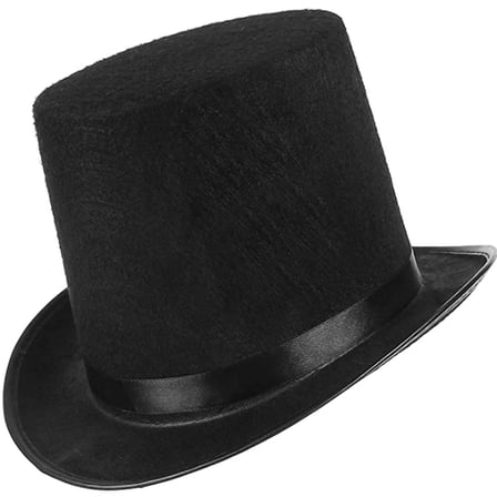 Ufakent Silindir Şapka Kostüm Siyah Yetişkin Unisex Standart