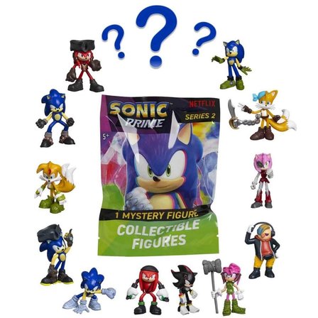 Urfakent Sonic Prime Karakter Figürü Seri 2 Gizemli Paket Plastik