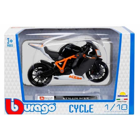 Bburago KTM 990 Supermoto R Diecast Motosiklet 1:18