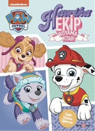 NW NessiWorld Paw Patrol Havrika Ekip Boyama Kitabı Eğitici Oyuncak