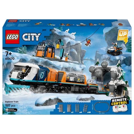 Lego City Kuzey Kutbu Ekspres Treni 60470 1517 Parça Uzaktan Kumandalı