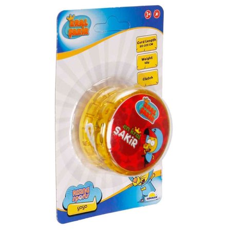 Urfakent Kral Şakir Yoyo Sarı Işıklı 6 cm