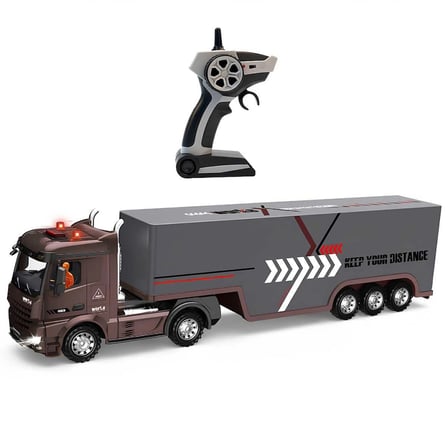 Urfakent Long Vehicle Kumandalı Işıklı Dorseli Pilli Tır Bordo