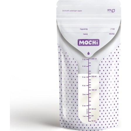 Mochi Anne Sütü Saklama Poşeti 50 Adet 200ml Çok Renkli