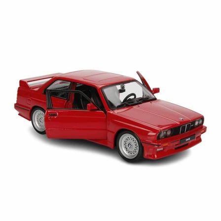 Bburago BMW M3 1988 Model Araba Kırmızı 1:24 Ölçek