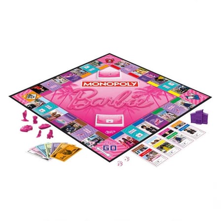 Urfakent Monopoly Barbie Kutu Oyunu Kağıt, Plastik