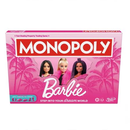 Urfakent Monopoly Barbie Kutu Oyunu Kağıt, Plastik