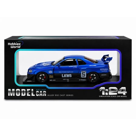 NW NessiWorld Skyline R34 Model Araba 1:24 Modifiye