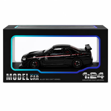 NW NessiWorld R34 GTR Model Araba 1:24 Renksiz/Şeffaf