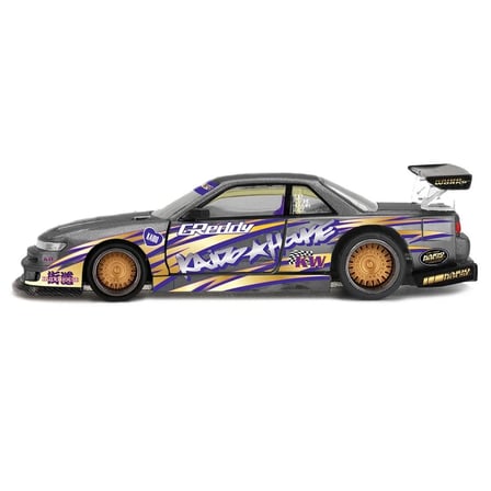 NW NessiWorld S13-R Kaido Drift Model Araba Gri 1/64