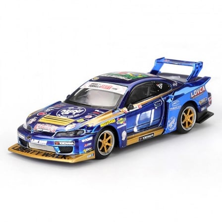 NW NessiWorld Model Araba S15 Silvia Liberty Walk Mavi/Altın
