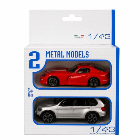 1:43 Street Fire Çiftli Arabalar 2'li Set