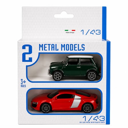 1:43 Street Fire Çiftli Arabalar 2'li Set