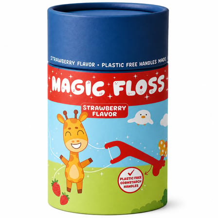 Urfakent Magic Floss Diş İpi Kürdanlı Çilekli Çocuklar İçin