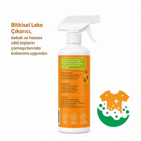 Urfakent Bitkisel Leke Sökücü Sprey 500 ml Kıyafete Uygun