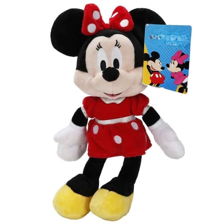 NW NessiWorld Minnie Mouse Amigurumi Peluş Oyuncak 30 cm Kırmızı Elbiseli