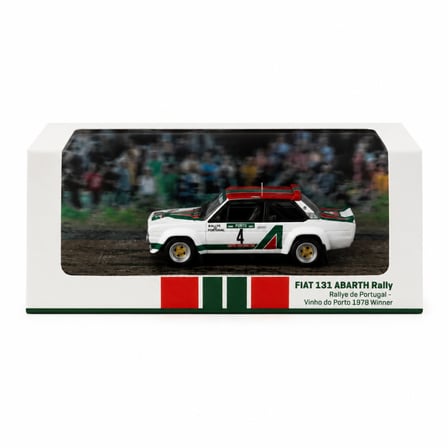 NW NessiWorld Fiat 131 Abarth Model Araba 1/64 Rallye de Portugal 1978