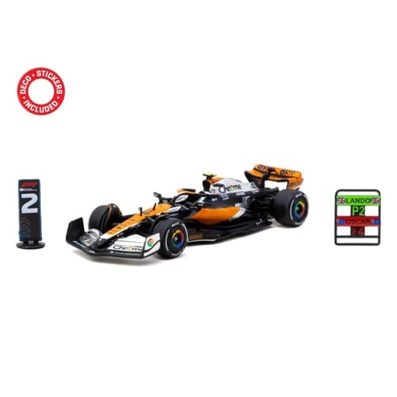 NW NessiWorld McLaren MCL60 Model Araba British Grand Prix 2023 Lando Norris