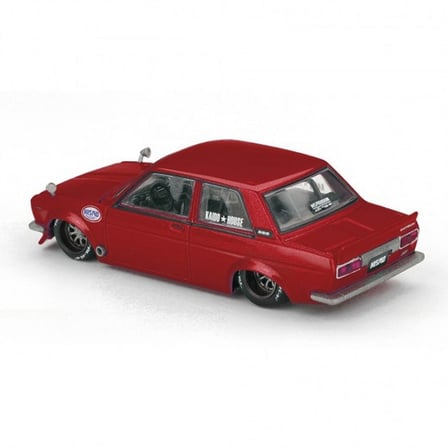 NW NessiWorld Datsun 510 Street Nismo V3 Model Araba Kırmızı 1/64 Ölçek