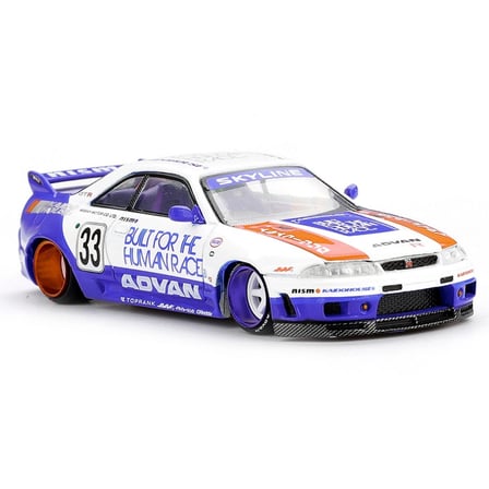 NW NessiWorld Kaido House Skyline GT-R (R33) Model Araba 1/64