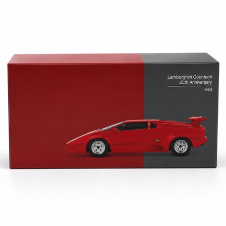 NW NessiWorld Lamborghini Countach 25th Anniversary Model Araba 1:64 Kırmızı