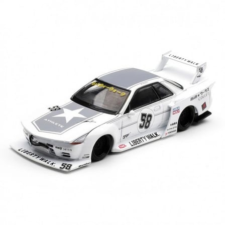 NW NessiWorld Model Araba Nissan Skyline GT-R (R32) Kaido Works TAS 2025 Beyaz