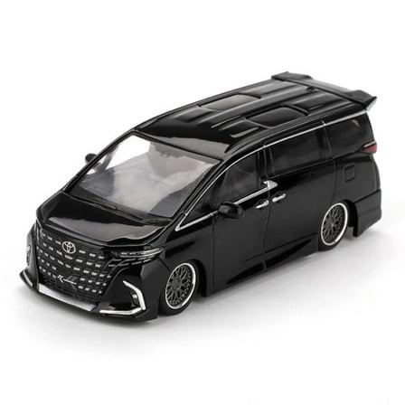 NW NessiWorld Toyota Alphard 40 KUHL Model Araba 1:64 Ölçek Siyah