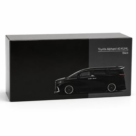 NW NessiWorld Toyota Alphard 40 KUHL Model Araba 1:64 Ölçek Siyah