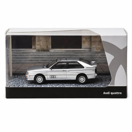 NW NessiWorld Audi Quattro Model Araba 1:64 Ölçek Gümüş