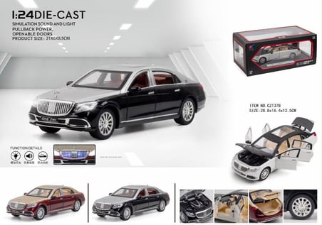 NW NessiWorld 137B Model Araç S600 1:24 Ölçekli Oyuncak Araba