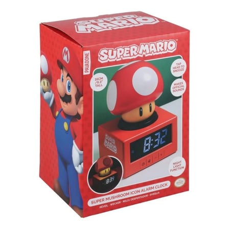 NW NessiWorld Super Mushroom Gece Lambası Kırmızı Plastik
