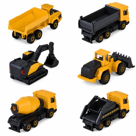 NW NessiWorld Metal İnşaat Model Arabalar 7.5 cm
