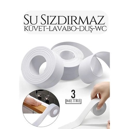 Su Geçirmez Küvet Lavabo Duş Bandı 3 Metre Flexia Design 716468