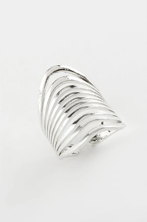 Oval Metal Yüzük