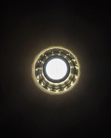 NOAS YL65 1677 Hektor Led Çerçeveli 4000K Kristal Cam Spot Kasa - Priz ve Anahtar İçin Uyumlu Çerçev